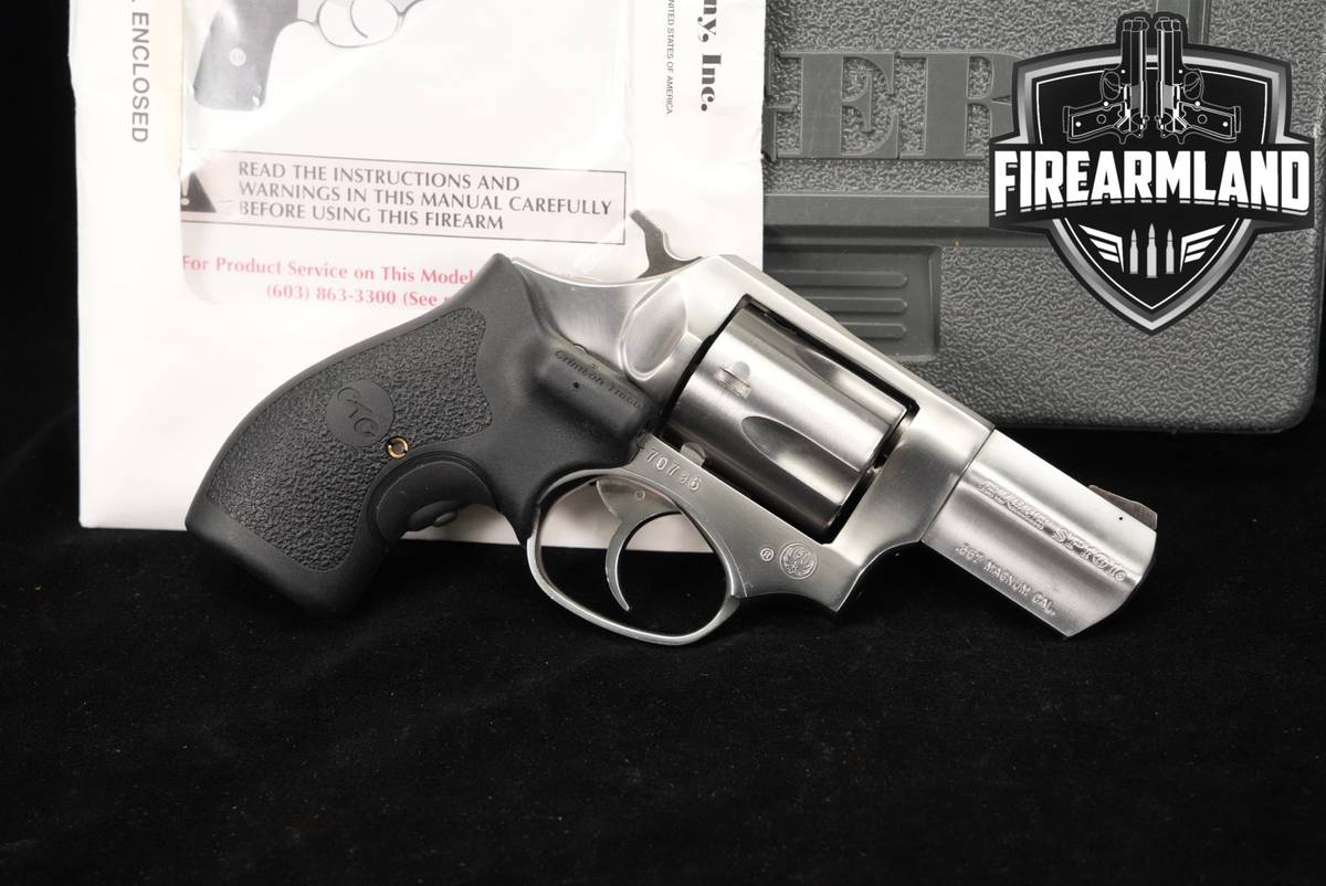 1998 Ruger SP101 357 Magnum 2.25" Satin Stainless SP 101 +ORIG CASE