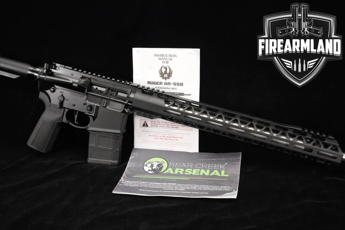 CUSTOM Ruger AR-556 223 Wylde AR15 15 AR556 BEAR CREEK ARSENAL UPPER