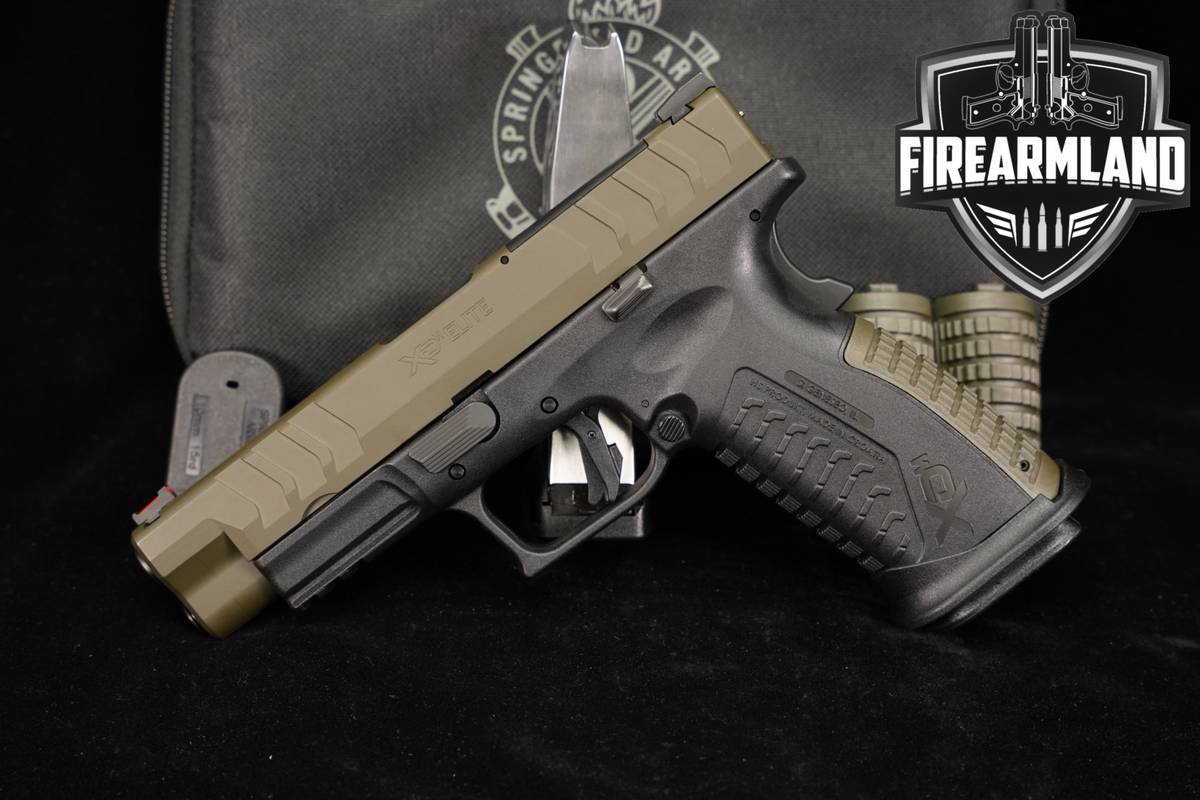 Springfield Armory XD-M Elite 4.5" OSP 10mm XDM +2 MAGS & ORIG CASE