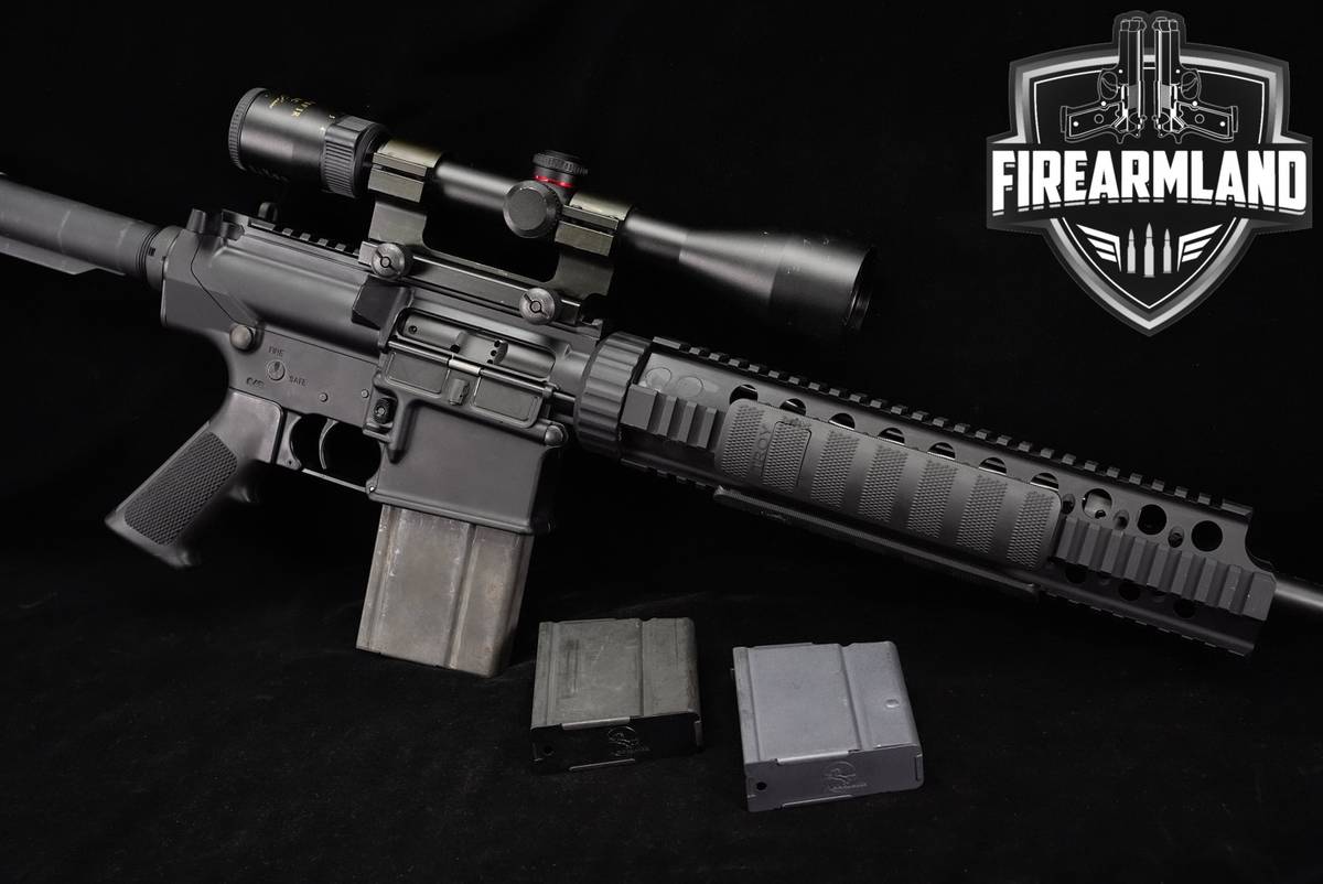 Armalite AR-10 B A4 Carbine 7.62 NATO AR10 16" +3 MAGS, AETEC SCOPE