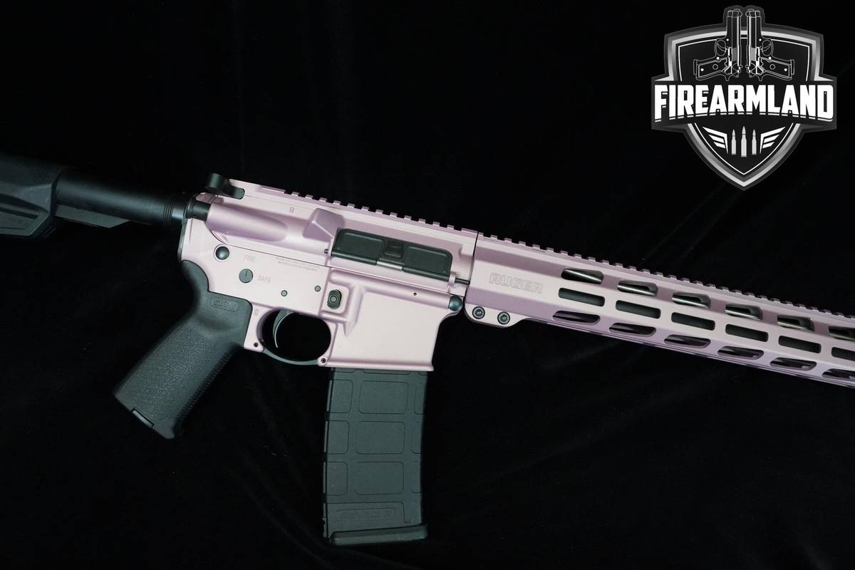 TALO EXCLUSIVE Ruger AR-556 MPR AR-15 AR15 Rose Gold Cerakote Ruger AR556