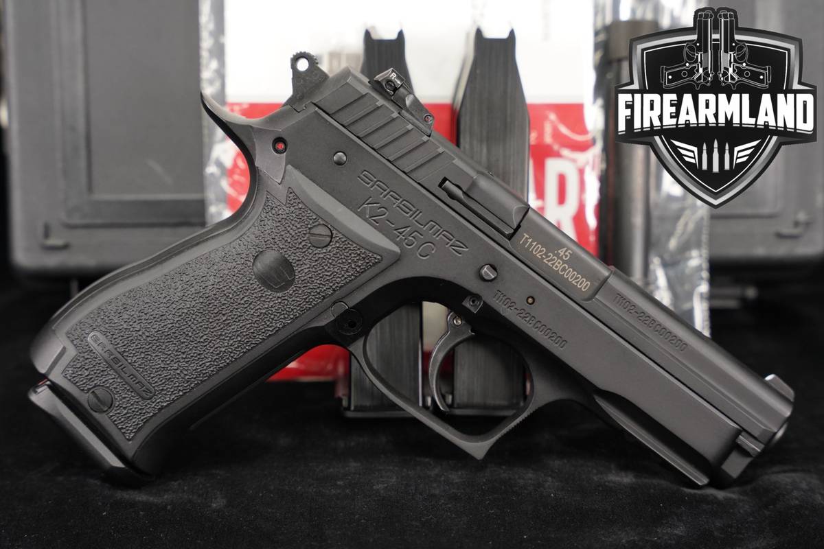 Sarsilmaz SAR K2-45C 45 ACP 4.2 C K245C +3 MAGS, ORIG CASE, BARREL