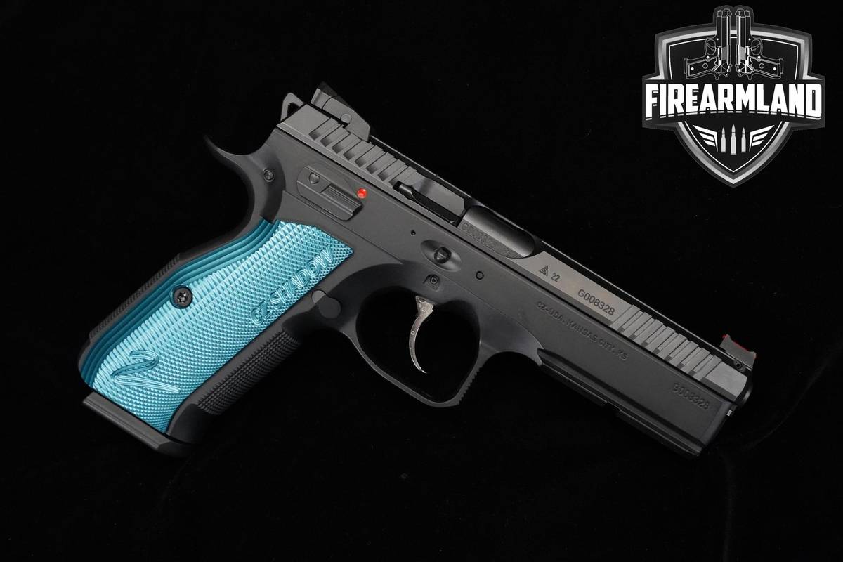 CZ Shadow 2 Black & Blue 9mm 4.89" CZ +2 MAGS & ORIG CASE