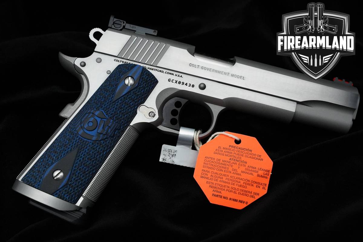 LIKE-NEW Colt Gold Cup Trophy 45 ACP 5" Stainless Steel Colt MATCH SAO