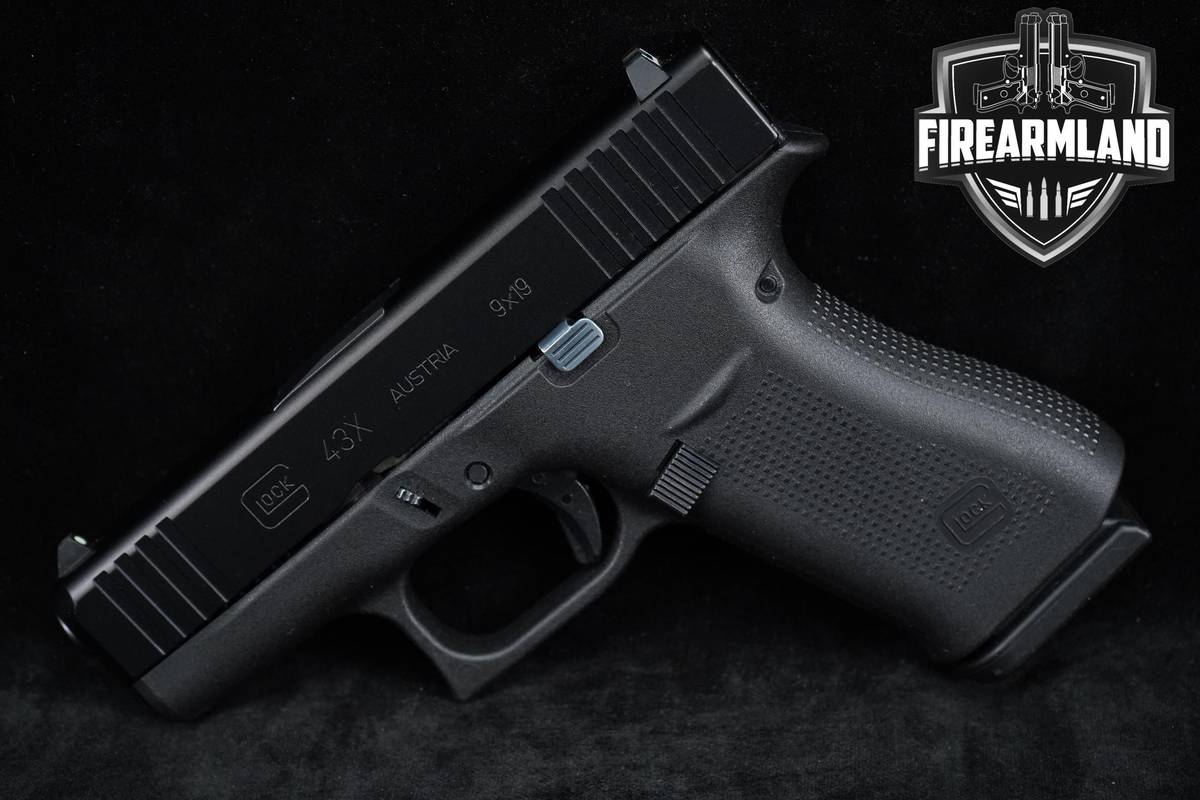 Glock 43X G43X 9mm 3.41" G43-X +2 MAGS & HOLSTER
