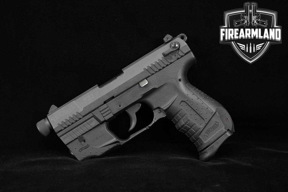 Walther P22 Gen 1 Smith & Wesson Import 22LR 3.9" P-22 DA/SA +CASE & LASER