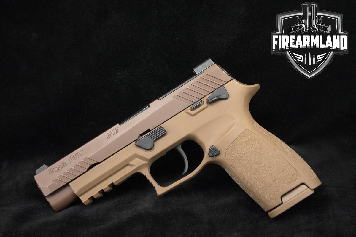 Sig Sauer M17 9mm 4.7" Coyote Sig-Sauer P320 P-320 M-17 +3 MAGS