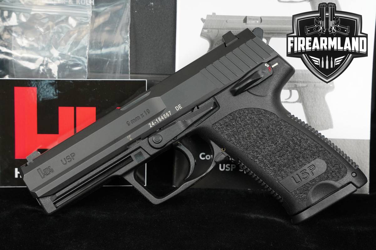 Heckler & Koch USP V1 9mm 4.25" USP9 +6 MAGS & ORIG CASE