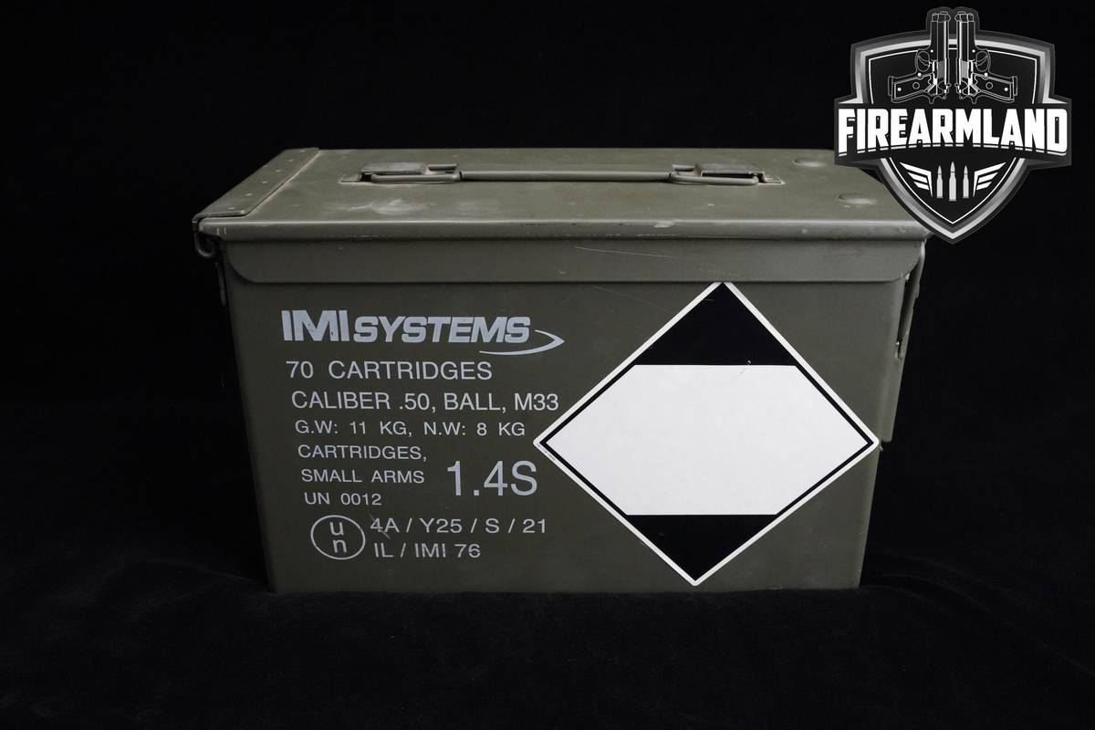50 BMG Ammo Can IMI 50-BMG M33 70 ROUNDS