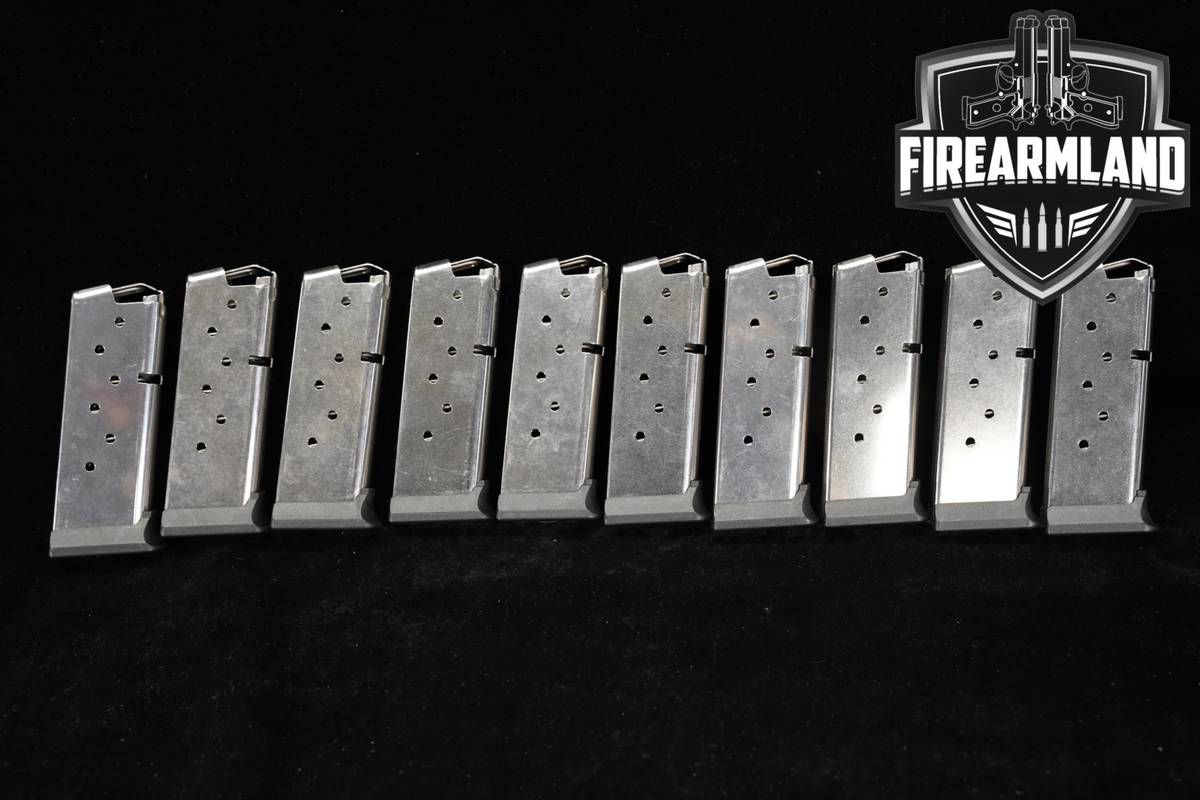 TEN (10) Sig Sauer P938 Legion 7 Round Magazines 9mm Luger P-938 Mags