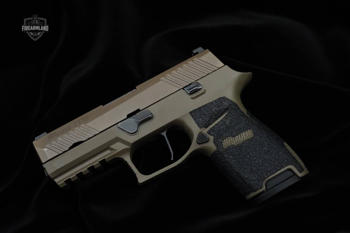 Sig Sauer P320C Nitron Compact 9mm Pistol 15rd SIGLITE 320C-9-FDE P320 Sig