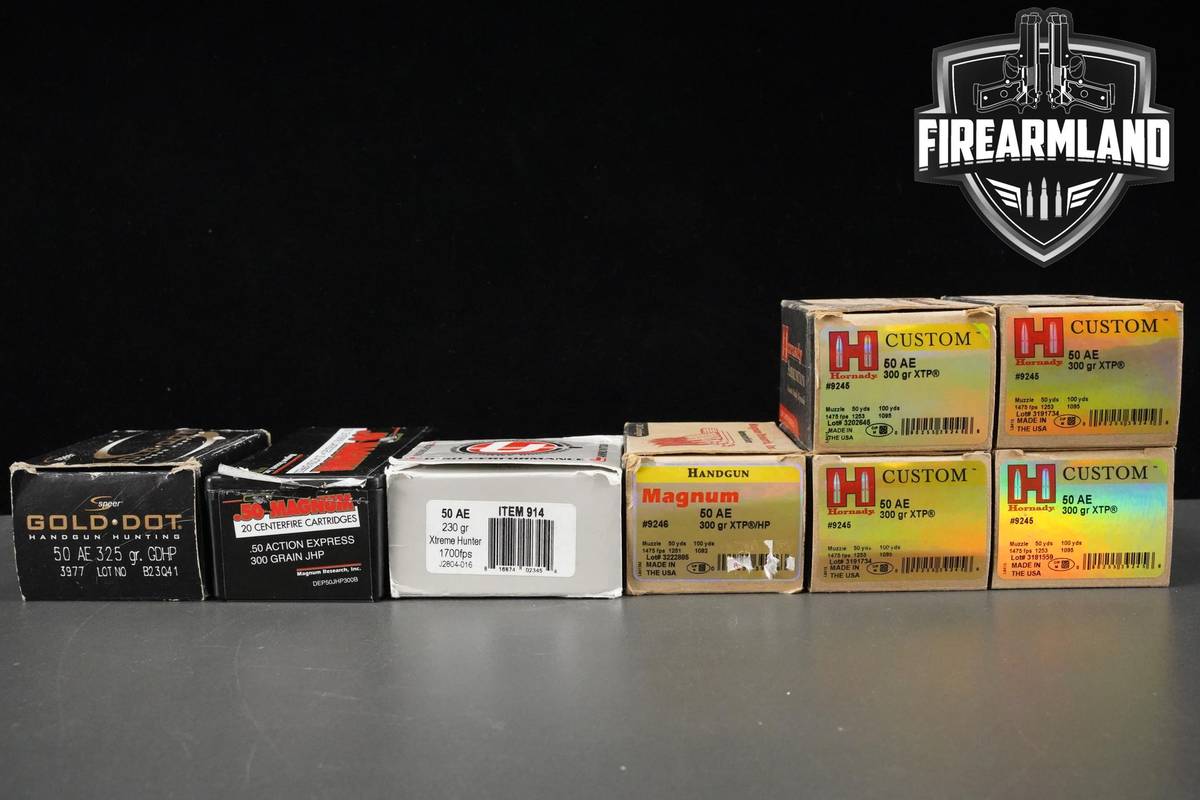 50 AE Ammo 50-AE Ammunition 160 ROUNDS