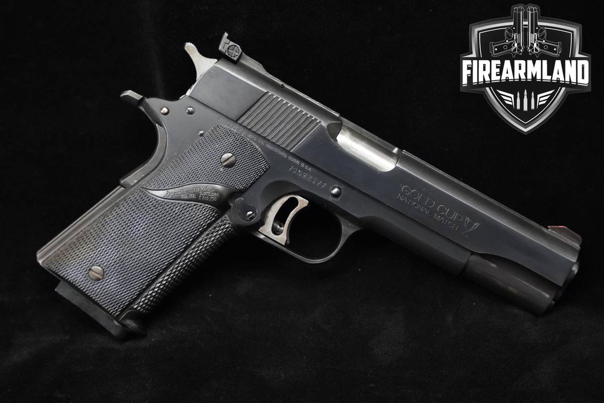 1980 Colt MKIV/Series 70 Gold Cup National Match 1911 45 ACP 5" Colt 1911
