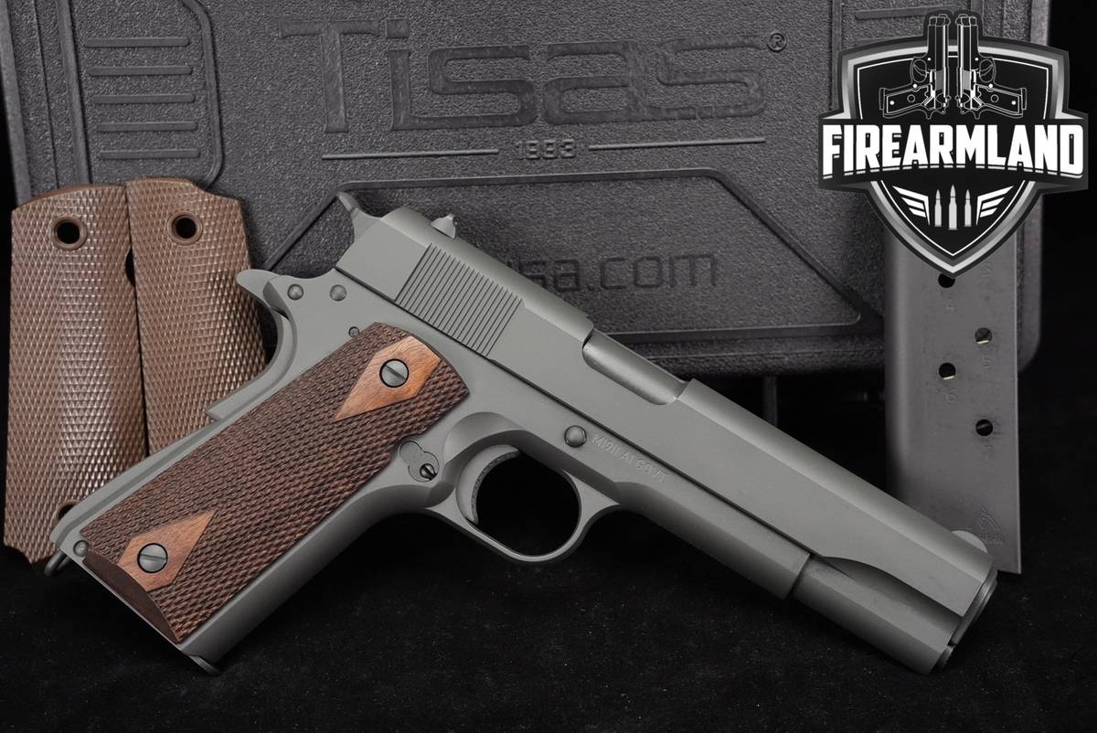 Tisas M1911 A1 GOVT 45 ACP 1911 5" Gray M1911A1 +2 MAGS & ORIG BOX
