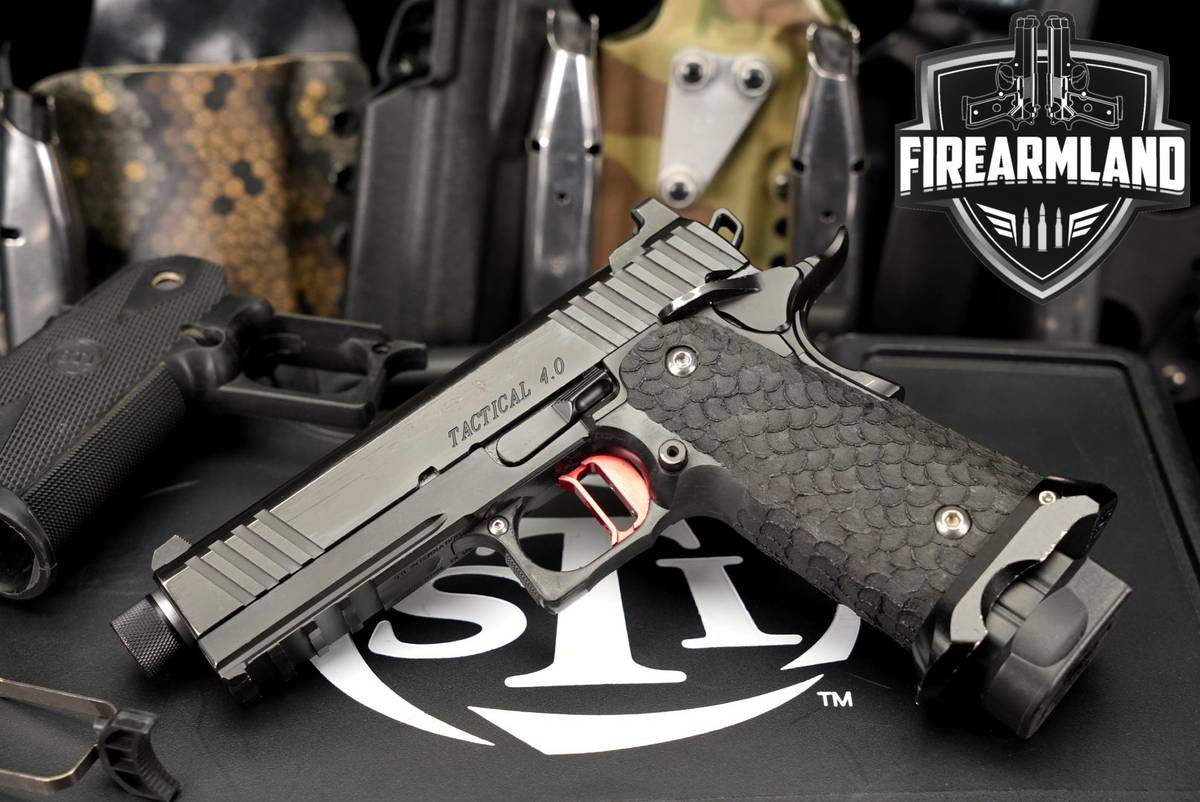 STI Tactical 4.0 2011 45 ACP 4.6" Staccato 1911 +5 MAGS, ORIG CASE, HOLSTER
