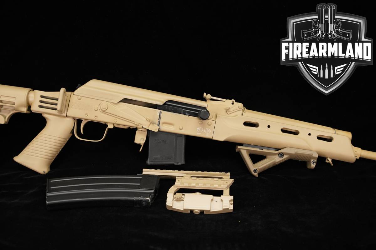 Izhmash Saiga 223 Rem 16" Desert Tan AKM AK-47 AK47 +4 MAGS