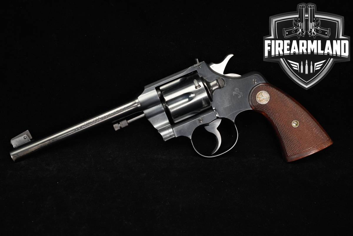 1938 Colt Officer's Model Target Third Issue 22LR 6" Blued DA/SA