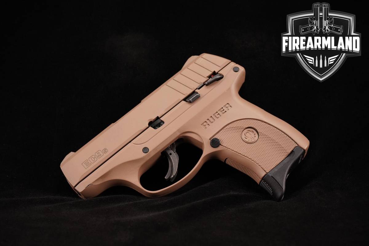 DISTRIBUTOR EXCLUSIVE Ruger EC9s Brown Cerakote 9mm 3.12" EC9 S +2 MAGS