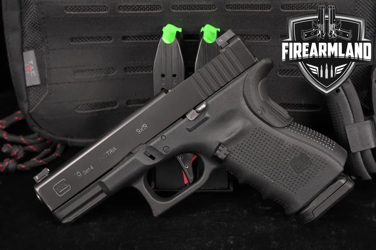Glock 19 Gen4 Optics-Ready G19 Gen 4 9mm 4.02" +3 MAGS & ORIG CASE
