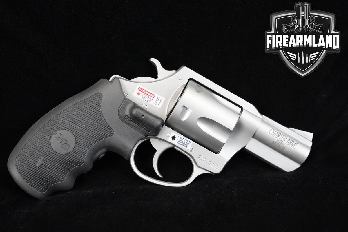 Charter Arms Mag Pug 357 Magnum 2.2" Silver Pug +ORIG CASE