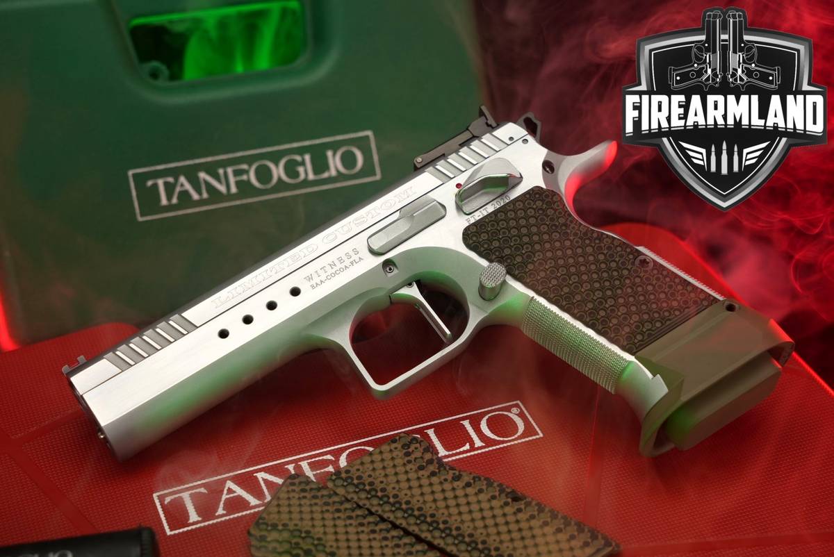 Tanfoglio Limited Custom Witness 10mm 4.75" Blued +3 MAGS & ORIG CASE