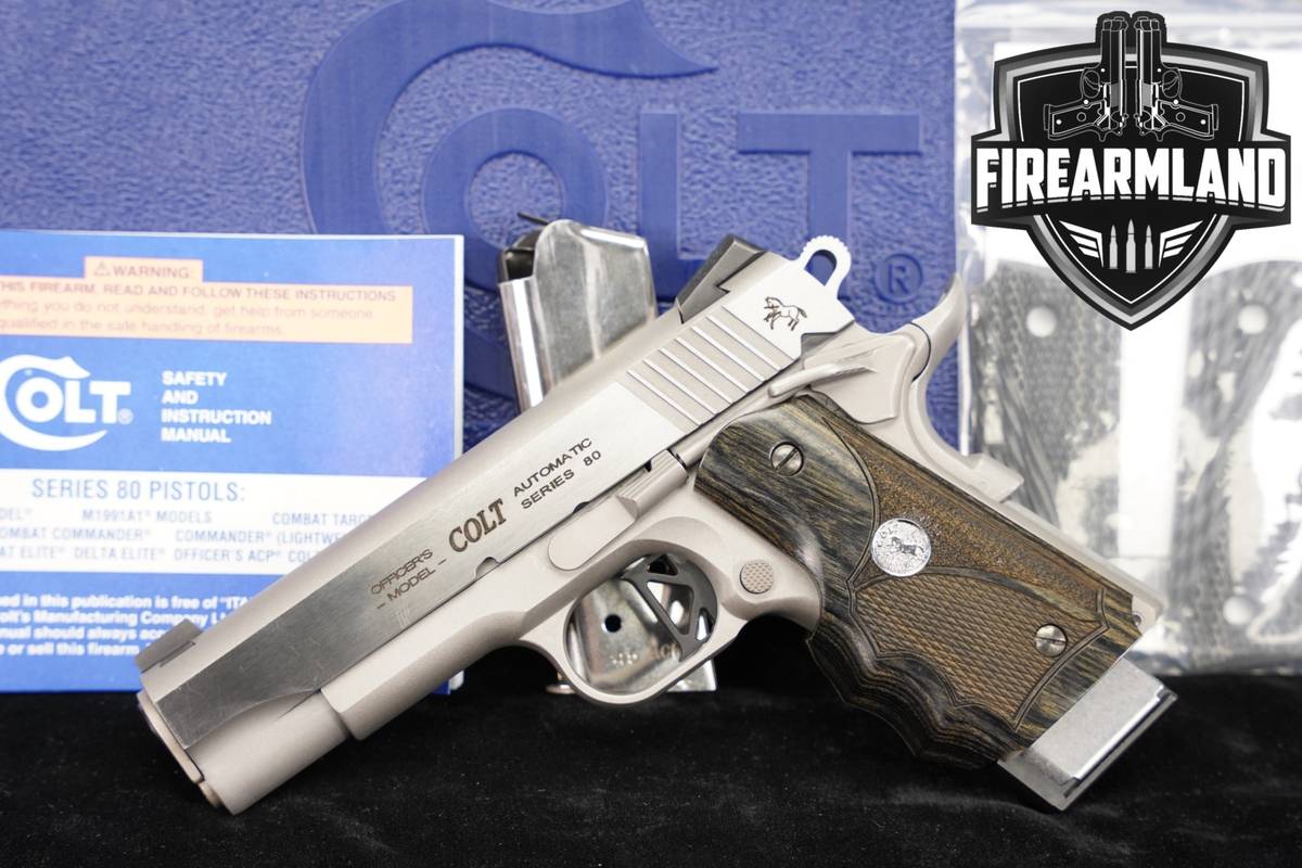 Colt Lightweight Officer's Model Series 80 45 ACP 1911 +2 MAGS & ORIG CASE
