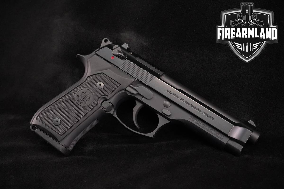 Beretta 92FS USA 9mm 4.9" Bruniton Black 92-FS +2 MAGS & ORIG CASE