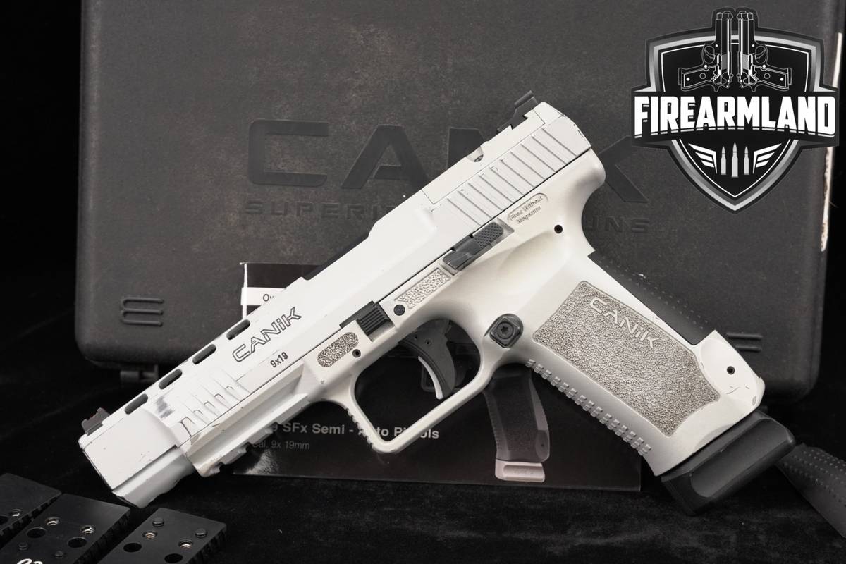 LIMITED Canik TP9 SFx Signature Series Whiteout 9mm 5.2" TP-9 +ORIG CASE
