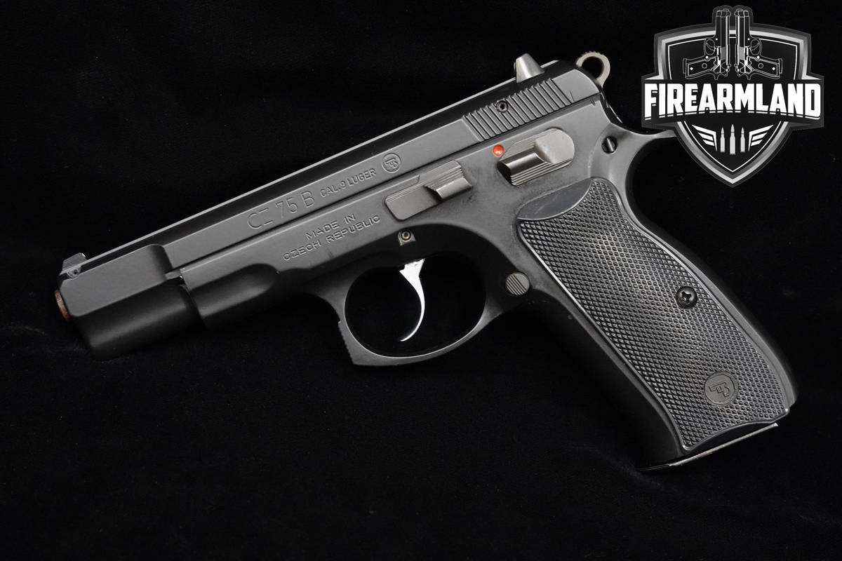 CZ 75-B 9mm Luger 4.6" Black CZ 75B +2 MAGS & ORIG CASE