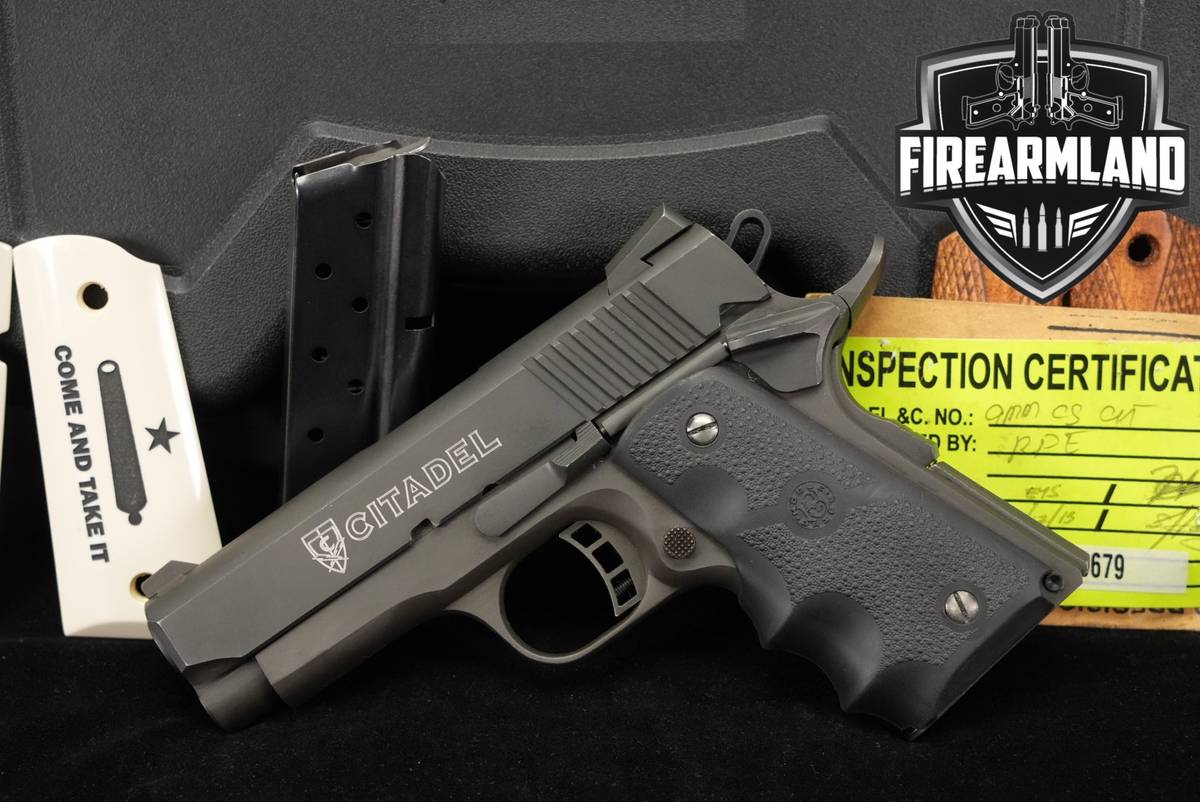 Citadel M1911A1 CS 9mm 1911A1 3.5" 1911-A1 Officer-Size +2 MAGS & ORIG CASE