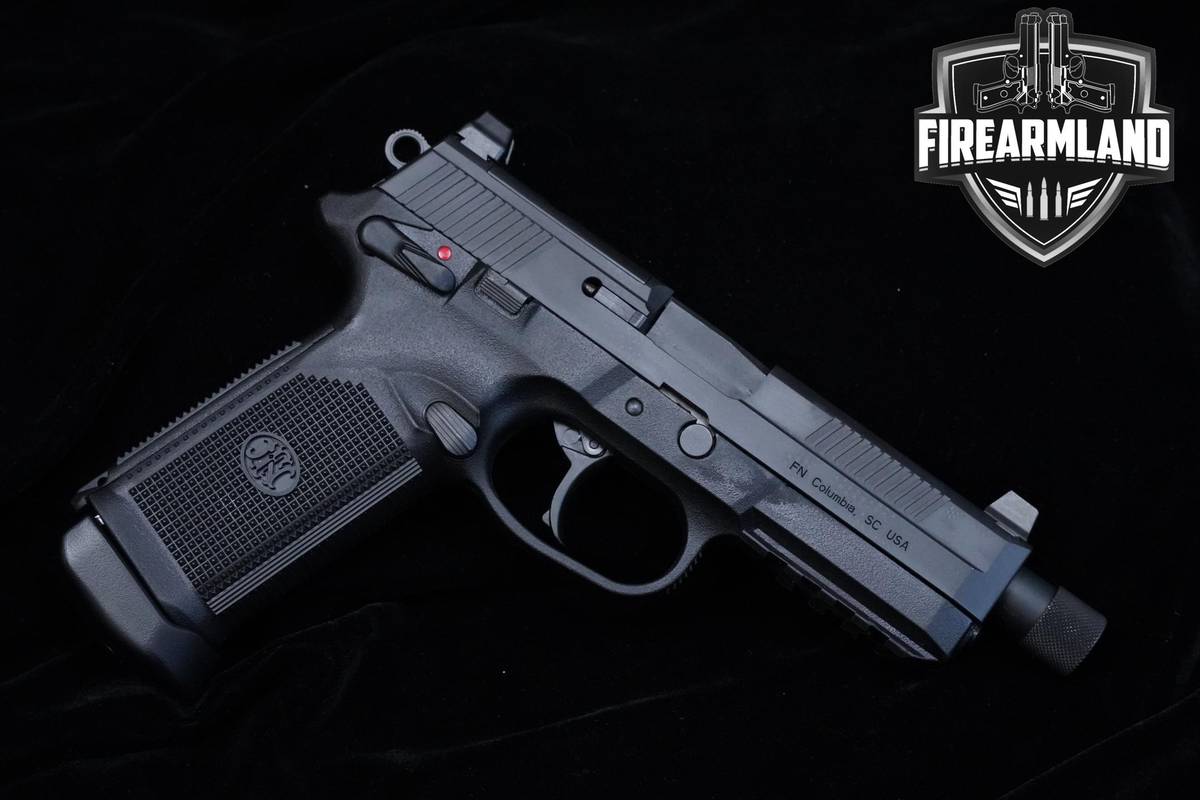 FN FNX-45 Tactical Black 45 ACP 5.3" FNX-45 +2 MAGS & ORIG CASE
