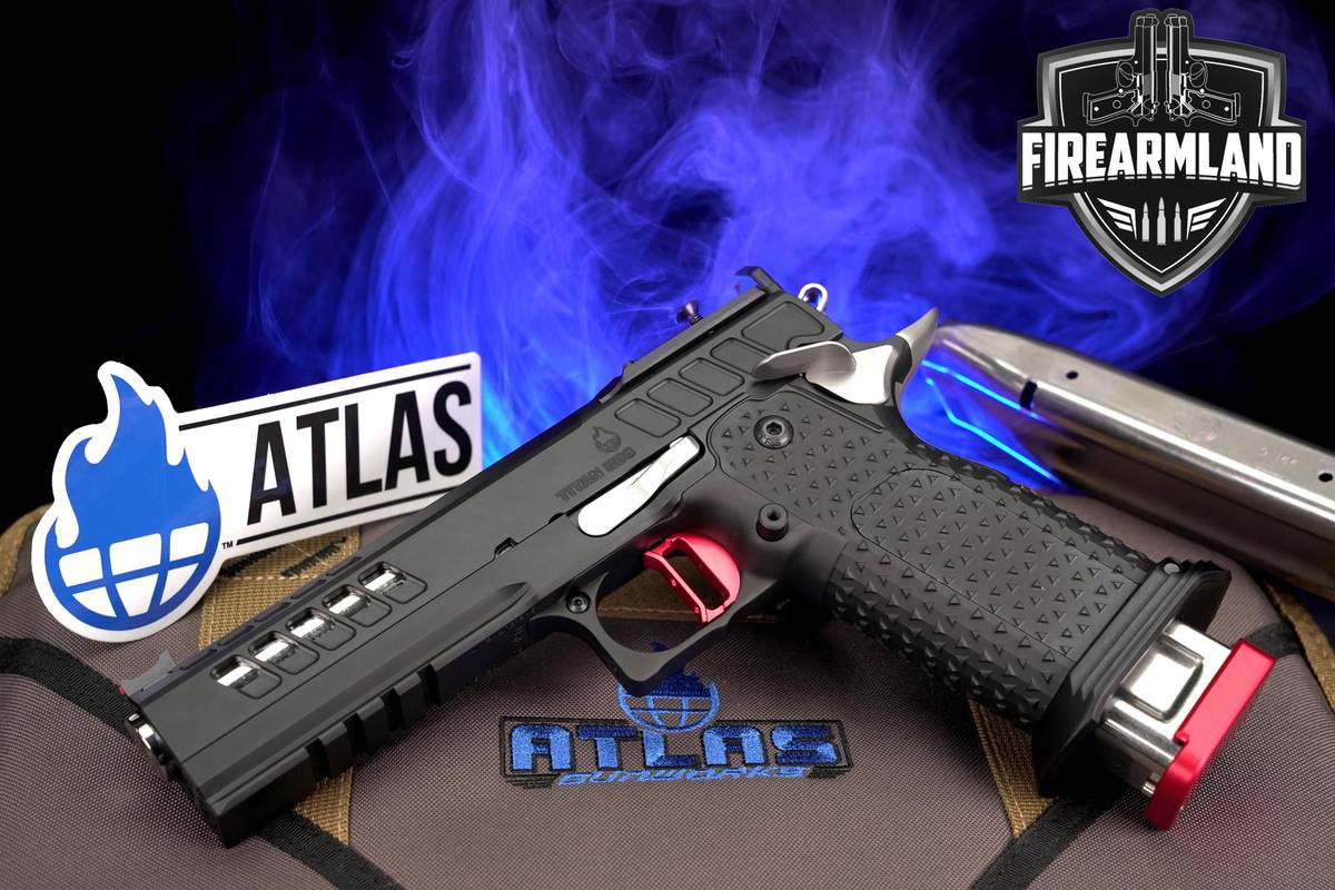 Atlas Gunworks Titan RDS 9mm Optic-Ready 1911 5" 2011 +2 MAGS & ORIG CASE