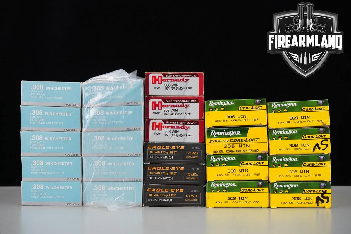 480 RDS! 308 Winchester Win Ammo