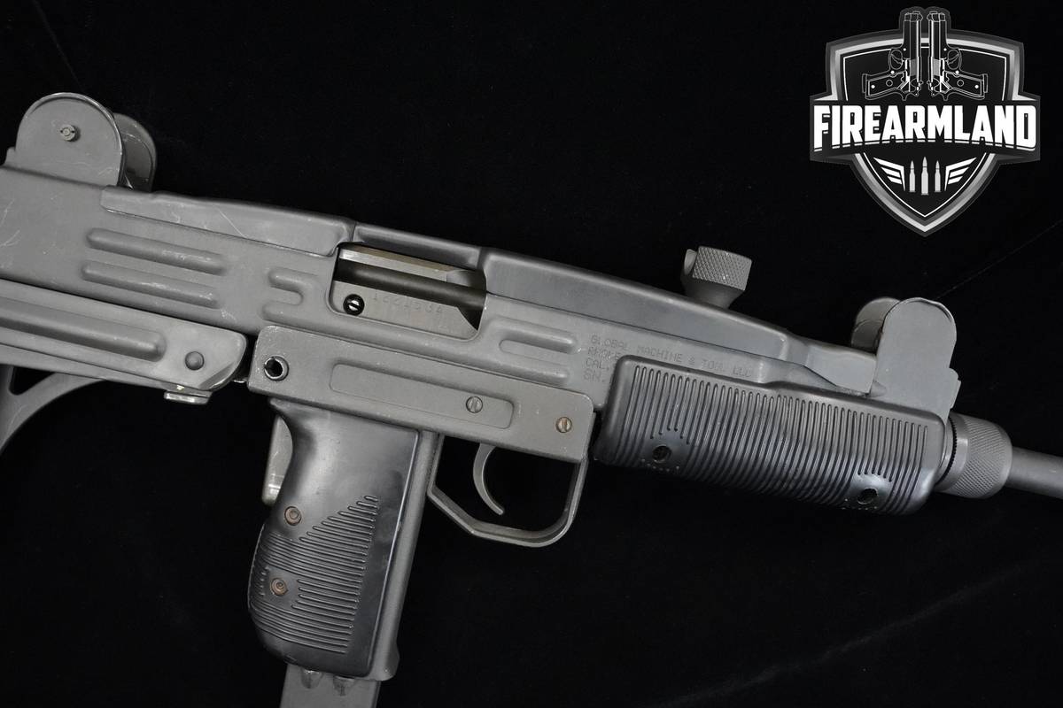 Global Machine & Tool Model 2010 IMI UZI Clone 9mm 16" Parkerized IMI-UZI