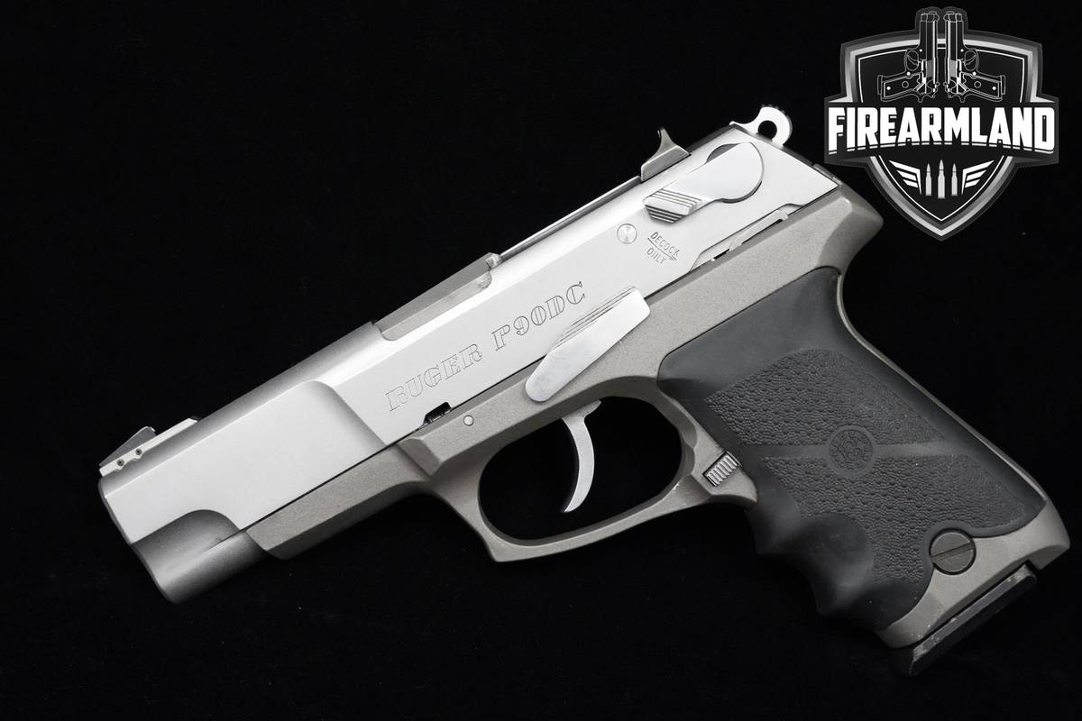 1995 Ruger P90DC 45 ACP 4.5" Stainless Steel Ruger P-90-DC DA/SA