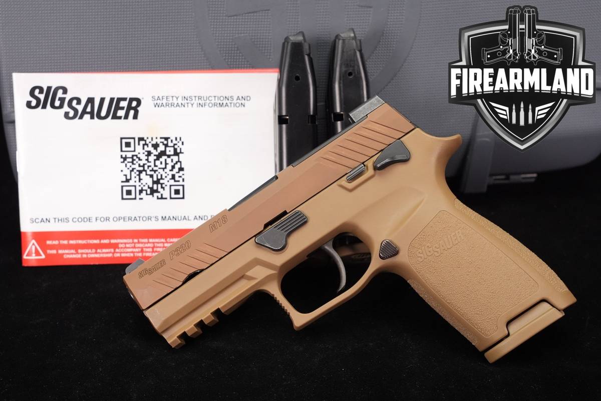 Sig Sauer P320-M18 9mm 3.9" P-320 M-18 +3 MAGS & ORIG CASE