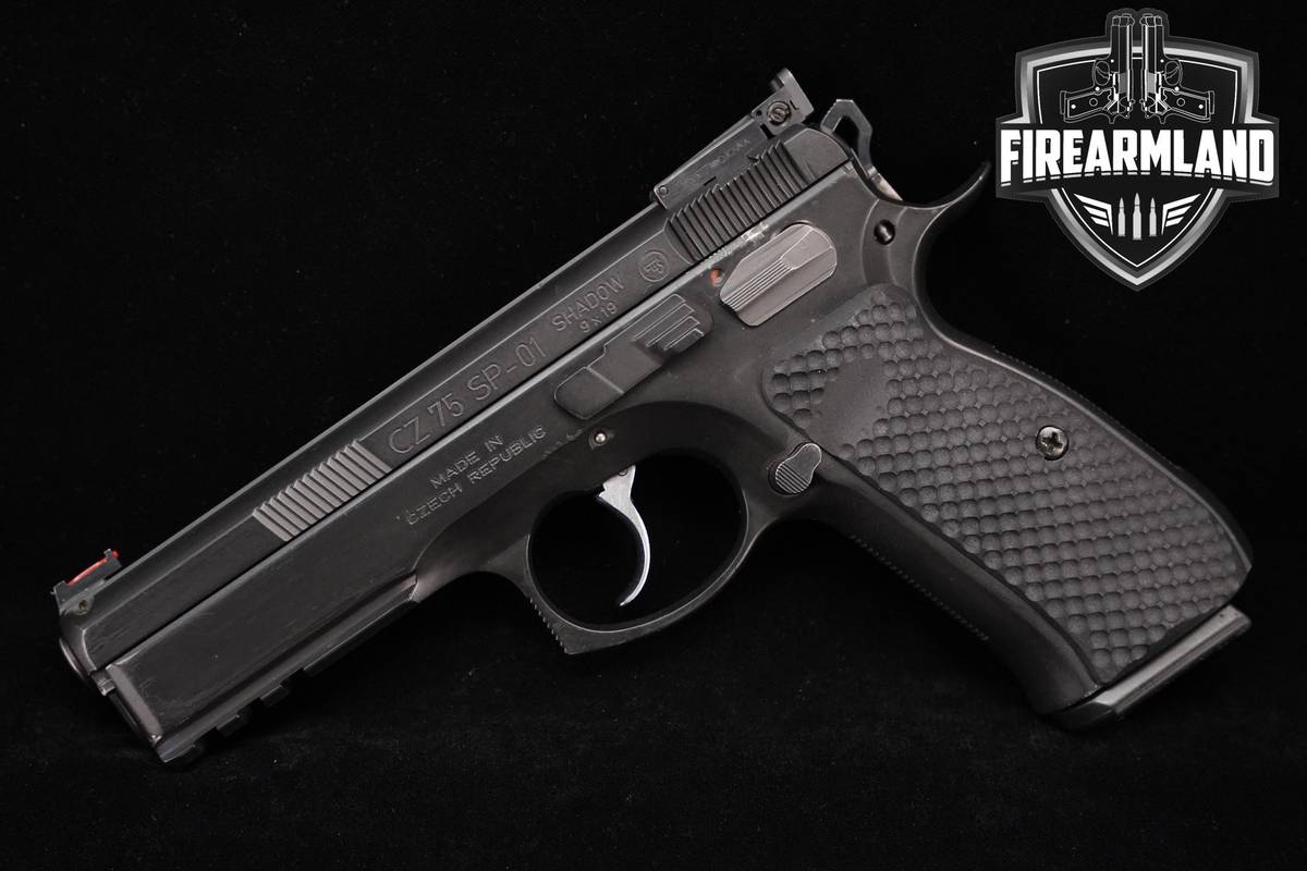 CZ 75 SP-01 Shadow Target CZ75 9mm 4.49" Black Polycoat +2 MAGS