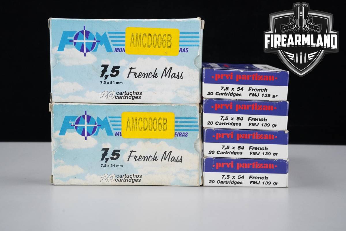120 RDS! 7.5x54mm French Ammo