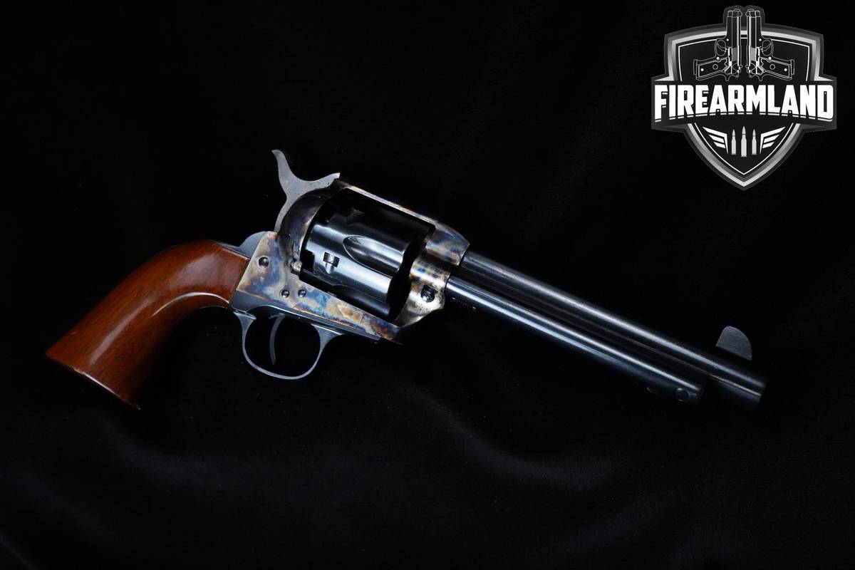 A Uberti Colt SAA 1873 Cattleman 44 BPM 5.5" Blued/Case Hardened Steel SAA