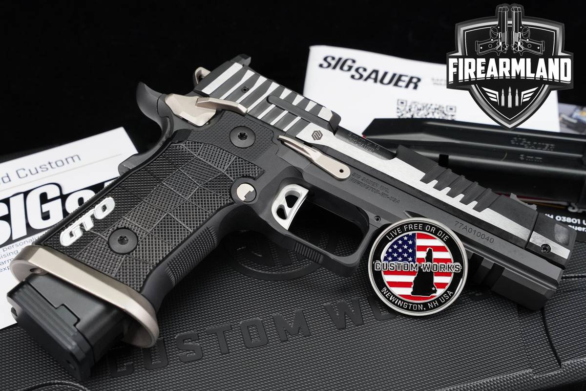 CUSTOM WORKS Sig Sauer P211 GTO Equinox 9mm 1911 4.4" +3 MAGS & ORIG CASE