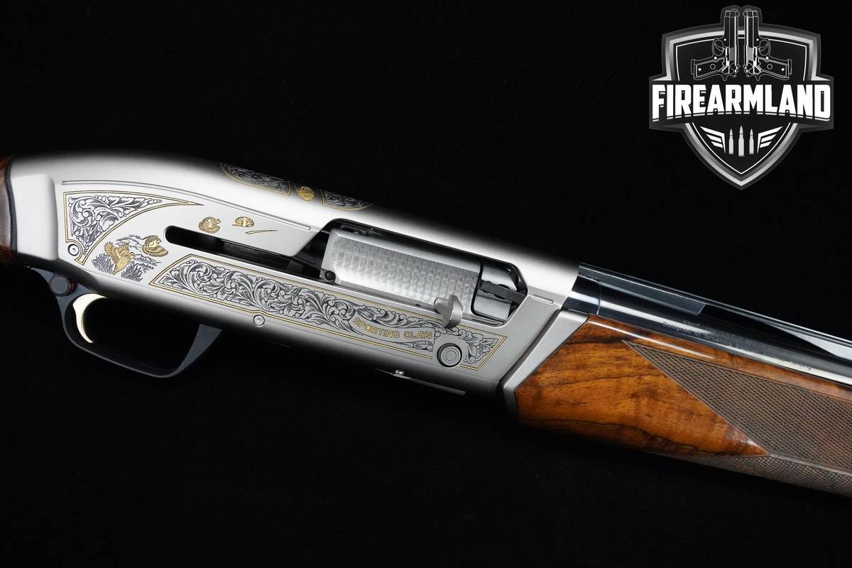STUNNING Browning Maxus Golden Sporting Clays 12-Gauge Browning-Maxus +CASE