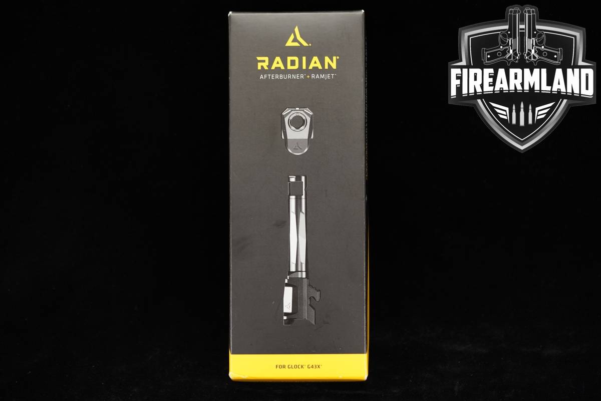 Radian Weapons Ramjet + Afterburner Glock 43X 9mm Luger Barrel +ORIG BOX