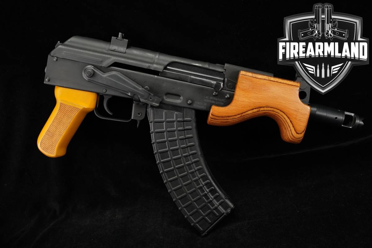 Romarm/Cugir Micro Draco 7.62x39 AKM AK47 AK-47 Black & Wood CAI +3 MAGS