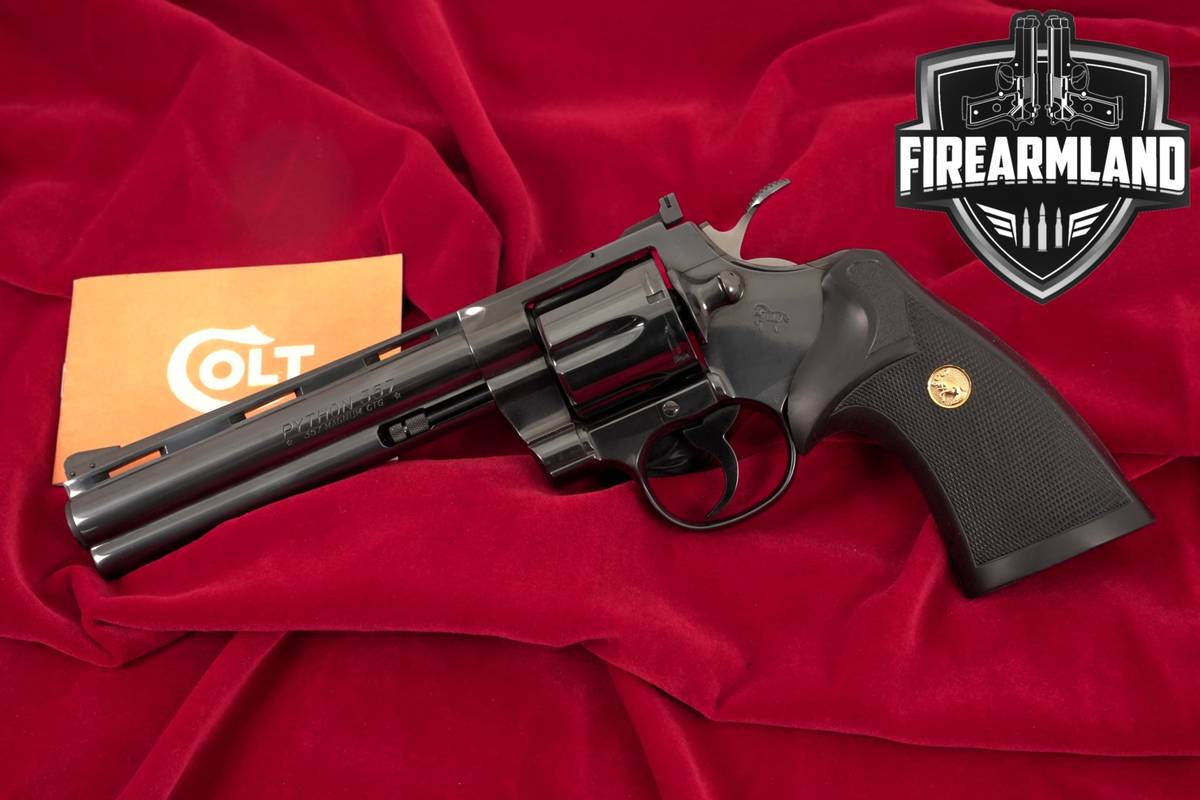 COLLECTOR 1980 Colt Python First Generation 357 Magnum 6" Blued
