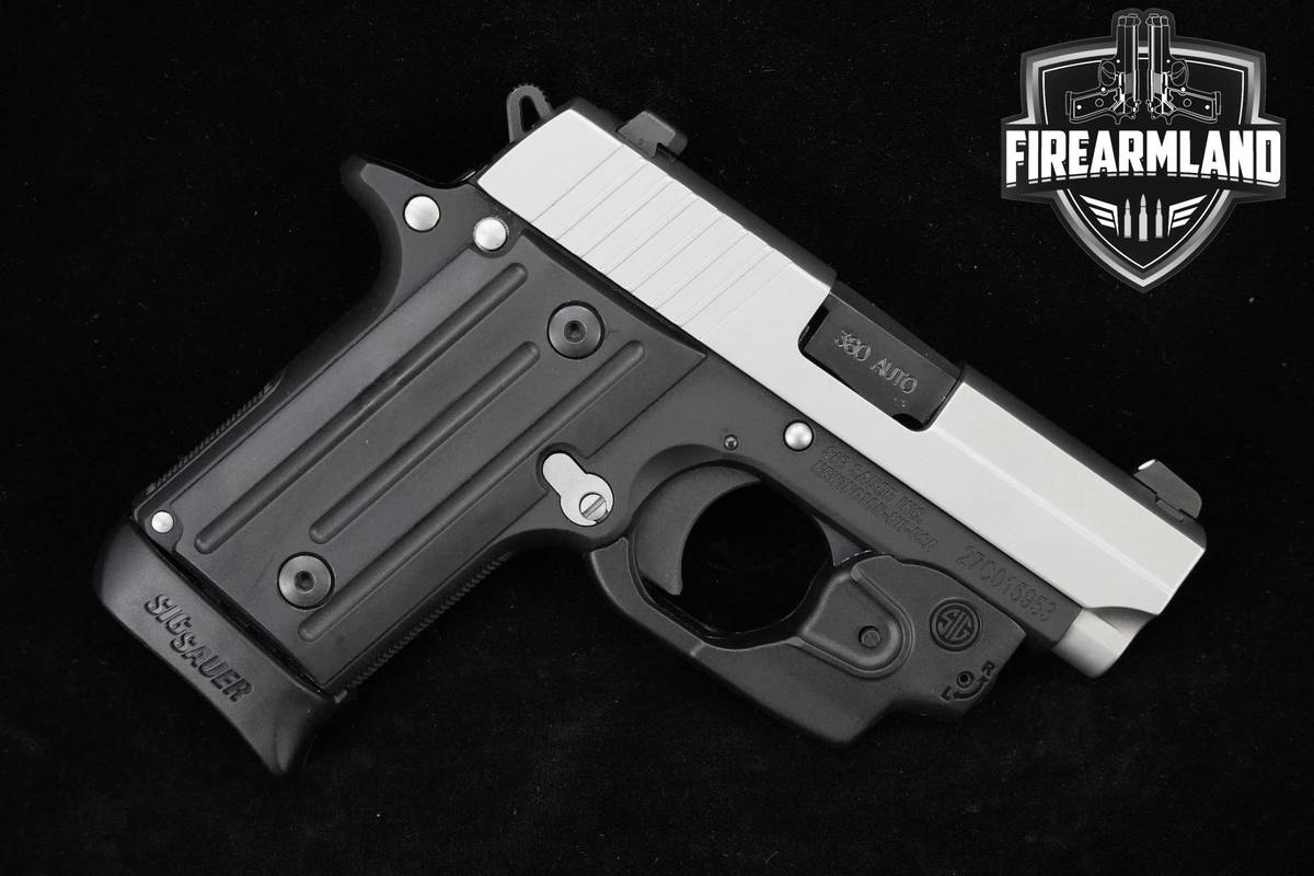 Sig Sauer P238 Two-Tone 380 ACP 1911 Sig-Sauer-P238 1911 +CASE & LASER