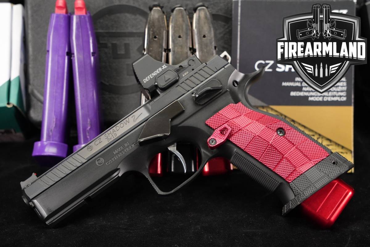 CZ Shadow 2 9mm Optics-Ready Shadow2 +4 MAGS, ORIG CASE, GHOST HOLSTER