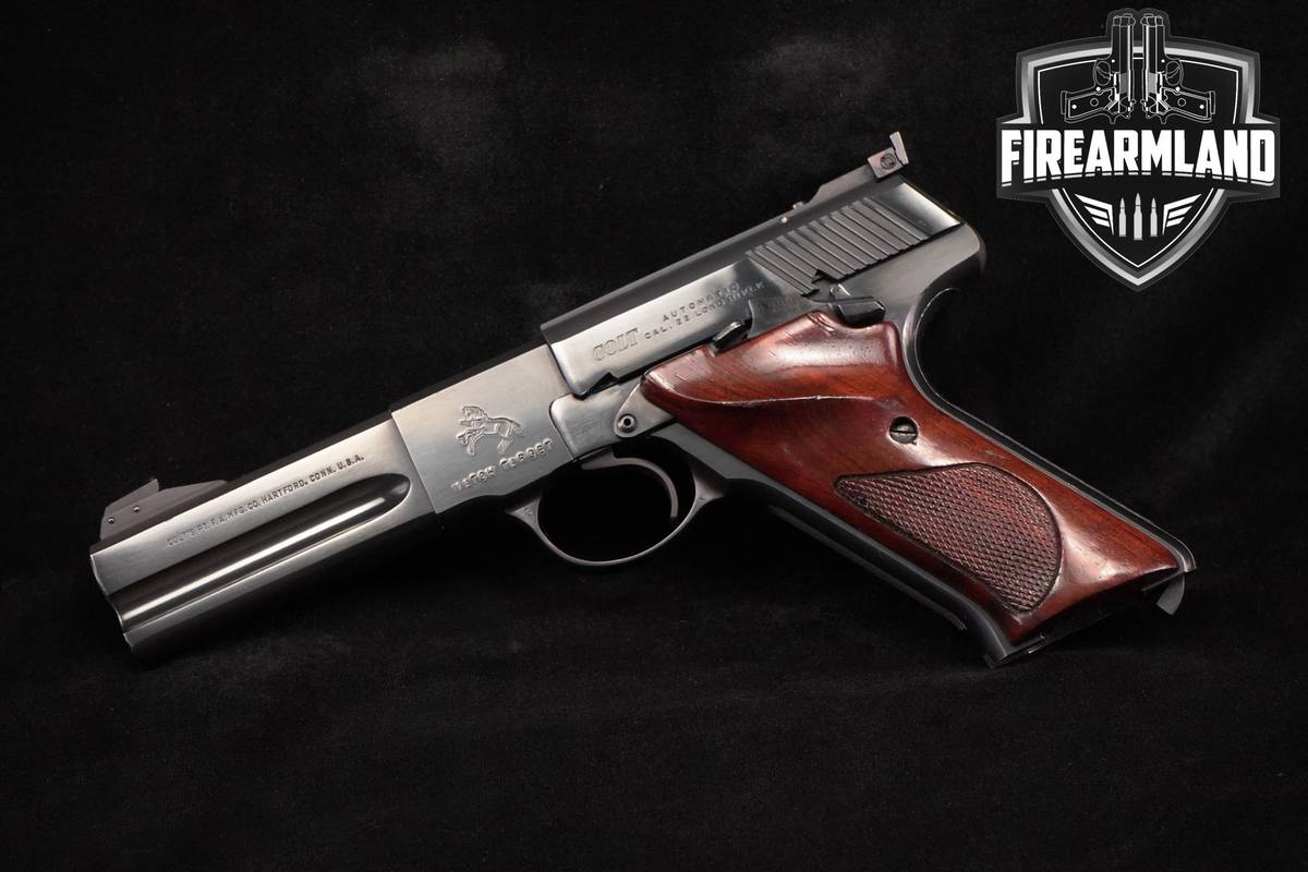 Colt Woodsman Match Target Third Series 22LR 22 LR 4.5" Blued
