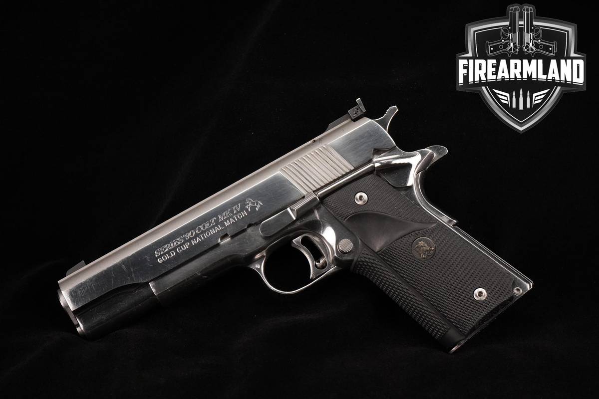 1988 Colt Government Gold Cup National Match 45-ACP Colt 1911-A1 OG-CASE