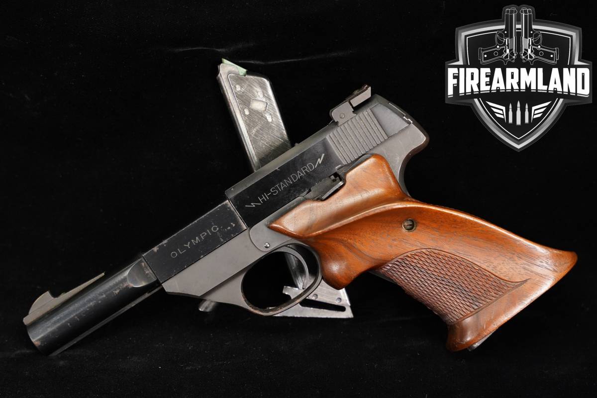 1950s High Standard Olympic O-101 Series 22 Short 4.5" Blued +2 MAGS