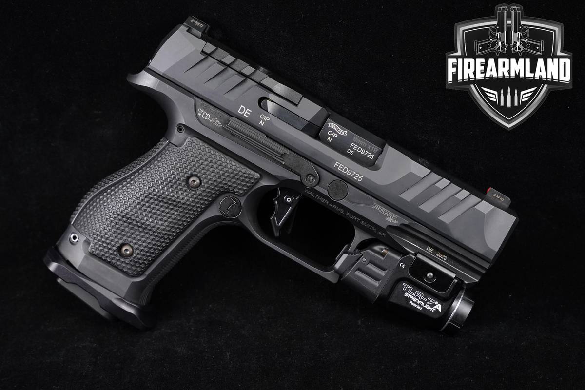 Walther PDP Compact Steel Frame OR 9mm 4" +3 MAGS, ORIG CASE & STREAMLIGHT